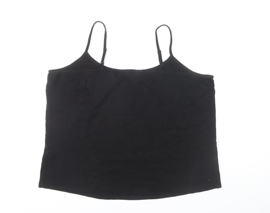 Capsule Black Camisole Tank Top, Women Size 24, Plus