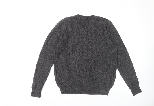 Next Men's Grey Cable-Knit Pullover Jumper M
