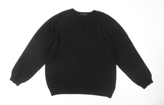 Mens UK Size L BHS Black Pullover Jumper