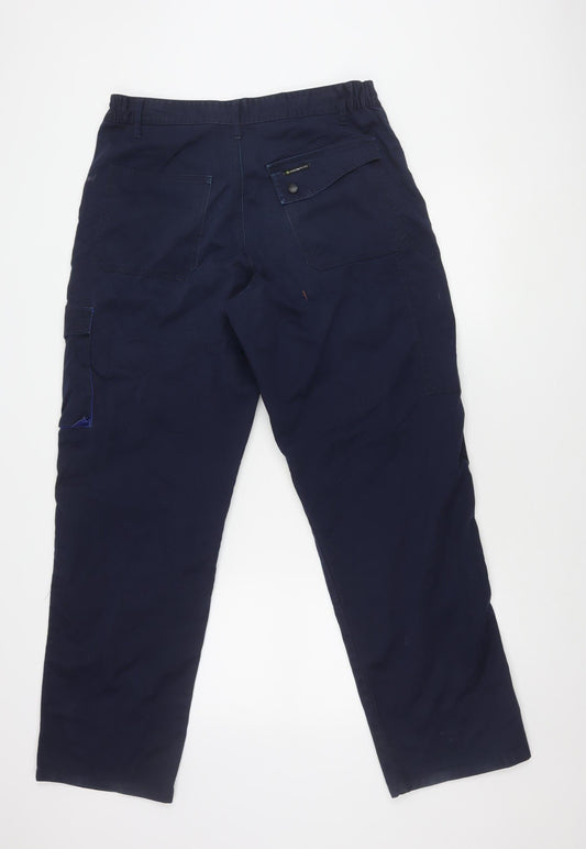 Delta Plus Cargo Trousers L Blue Unisex Adults Workwear