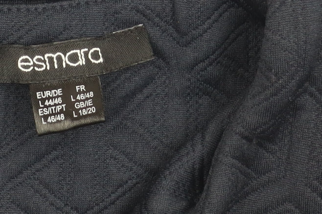 Esmara Women's Black Short Sleeve Dress Size 20