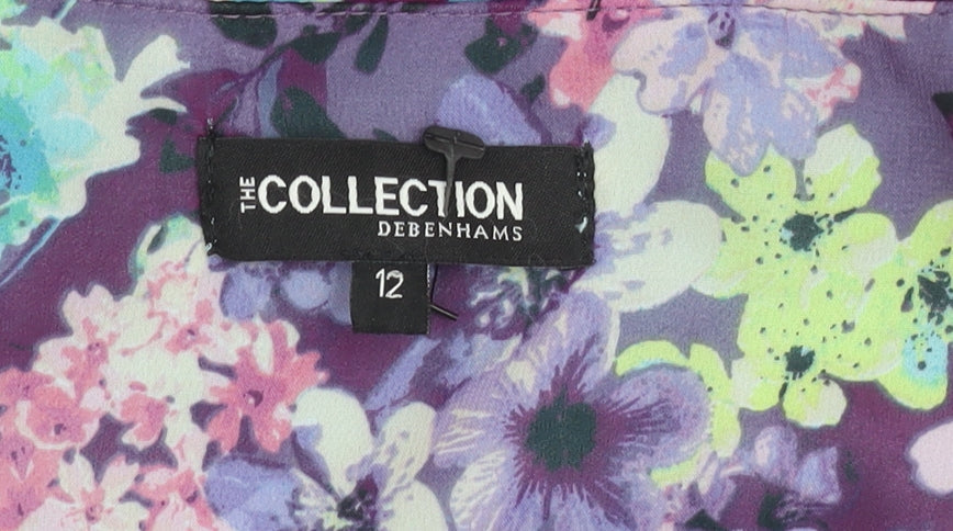 Debenhams Women's Multicoloured Floral Dress Size 12