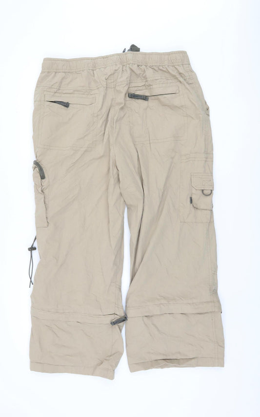 SE Active Men's Beige Cargo Trousers XL