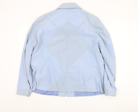 Womens UK Size 22 Finesse Blue Basic Jacket