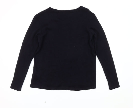 Womens UK Size UK 10 Zara Black Pullover Jumper