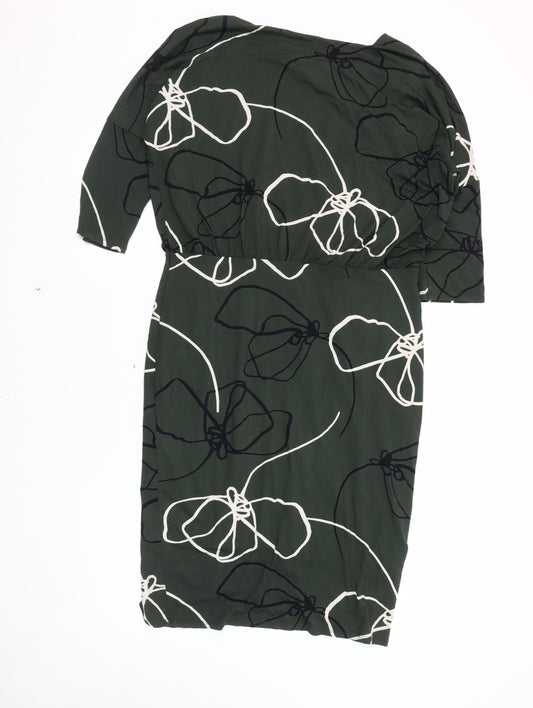 Phase Eight Women's 10 Green Sheath Dress