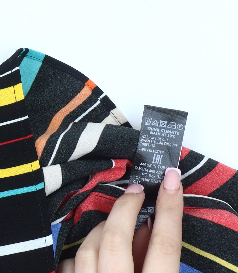 Womens UK Size 14 Marks and Spencer Multicoloured Blouse