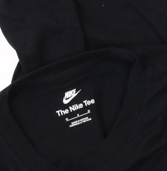 Nike Men's Black Medium T-Shirt with Logo
