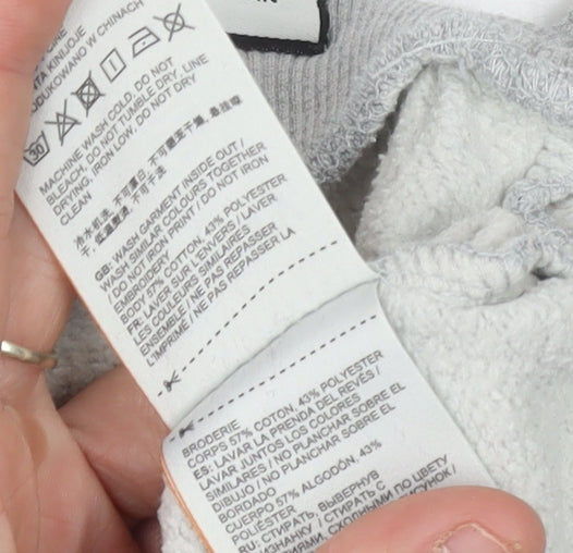 Superdry Women's Grey Pullover Sweatshirt Size 12