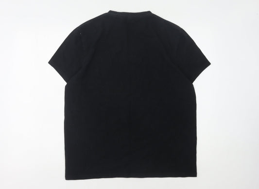 Jack Wills Men's Black Crew Neck T-Shirt M
