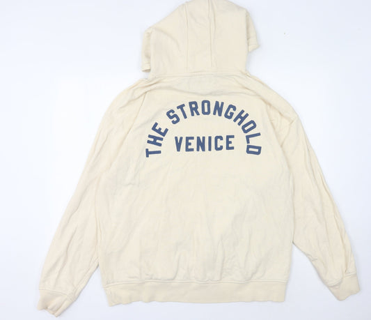 The Stronghold Men's Beige 2XL Pullover Hoodie