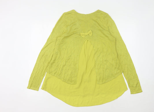 Womens UK Size 10 Alice Collins Green Pullover Jumper