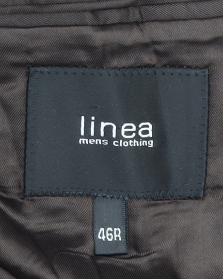 Mens UK Size 46 Linea Regular Brown Suit Jacket