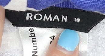 Womens UK Size 10 Roman A-Line Skirt