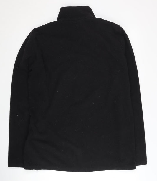 Unisex Adults UK Size L Mountain Warehouse Black Pullover Sweatshirt
