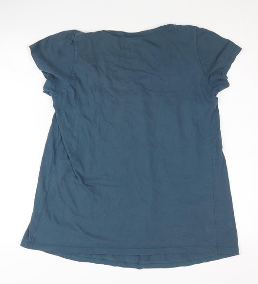 Womens UK Size 14 Mothercare Blue Tunic Blouse