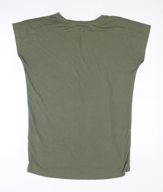 New Look Women's Green Basic T-Shirt Size 6