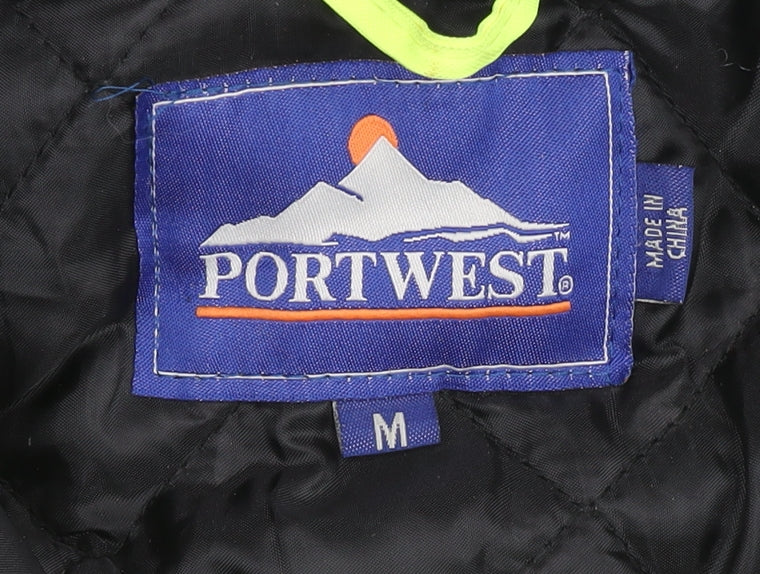 Mens UK Size M Portwest Yellow Rain Coat