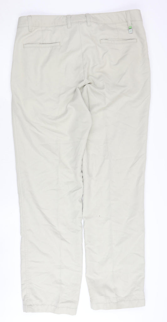 Hugo Boss Men's Beige Chino Trousers Size L