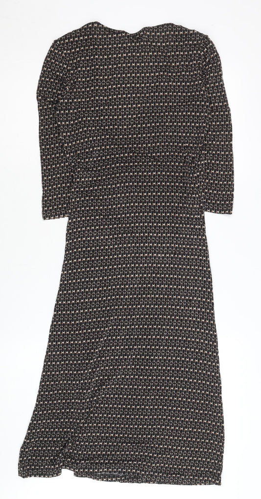 Marks and Spencer Women's Black Wrap Dress Size 10