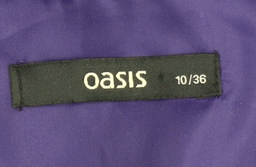 Oasis Purple Sleeveless Dress Women Size 10