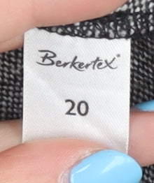 Berkertex Women's Grey Skirt Size 20 - Elegant Style