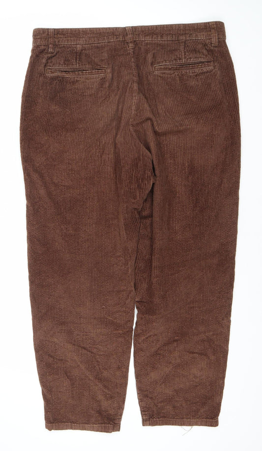 ASOS Men's Brown Corduroy Trousers