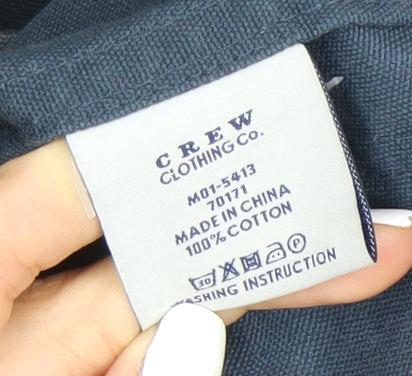 Unisex Adults UK Size M Crew Clothing Co. Blue Duffle Coat