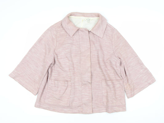 Womens UK Size 18 Simply Be Pink Basic Jacket