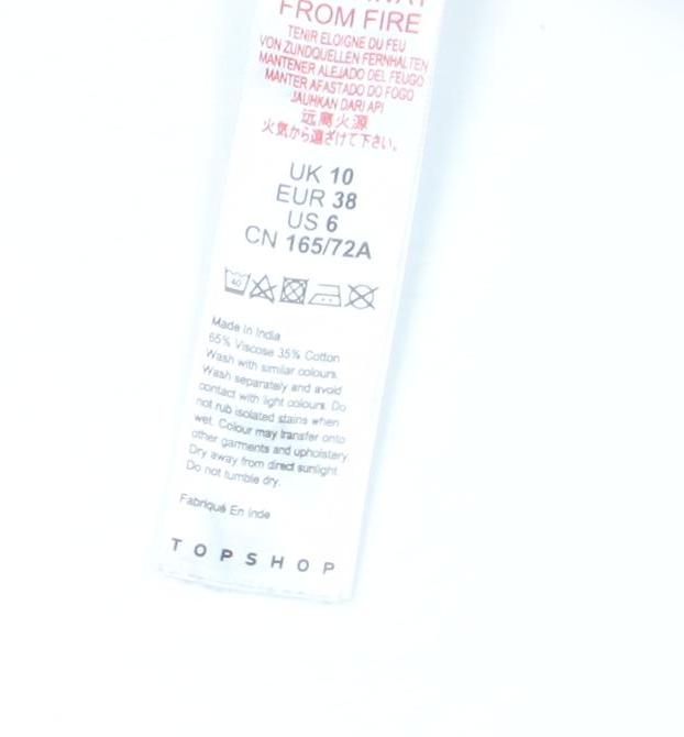 Topshop Women’s Beige Jeans Size 10