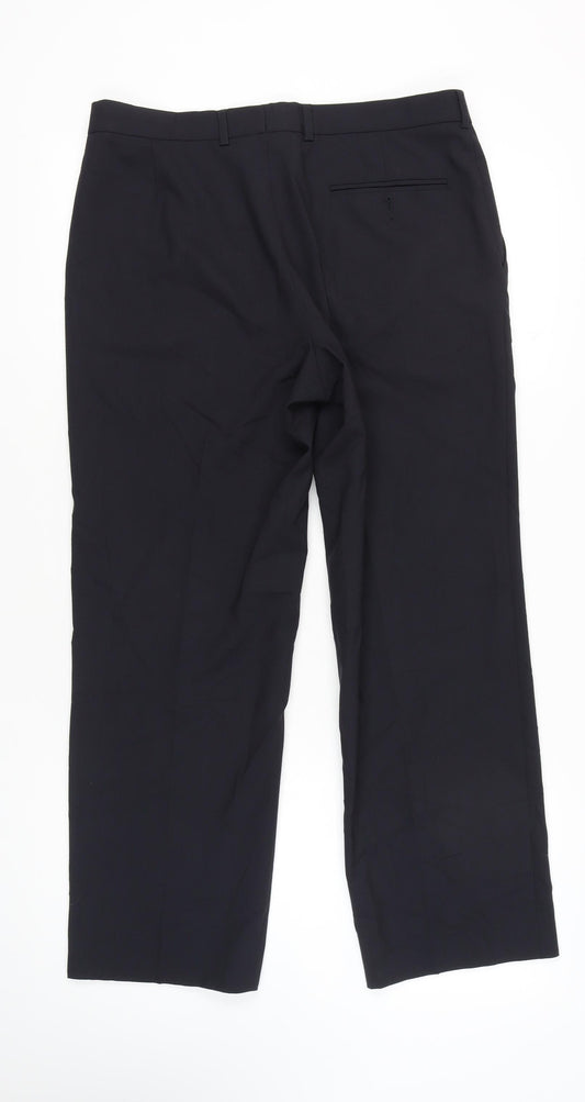Marks and Spencer Men's Navy Trousers, Size 34