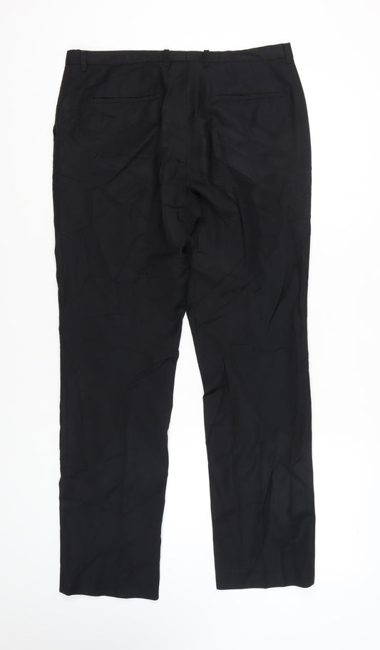 River Island Men's Black Trousers Size 34