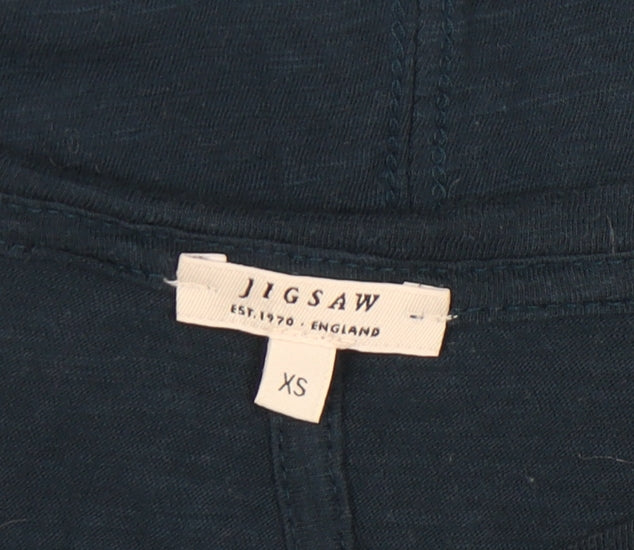 Womens UK Size XS Jigsaw Blue T-Shirt