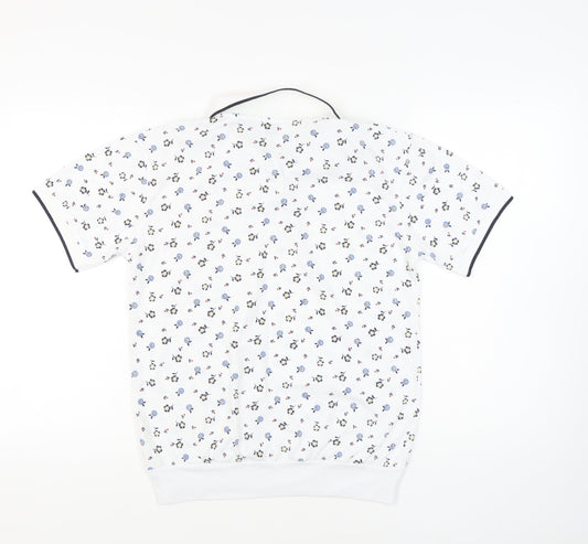 Damart Women's Multicoloured Polo Shirt Size 12