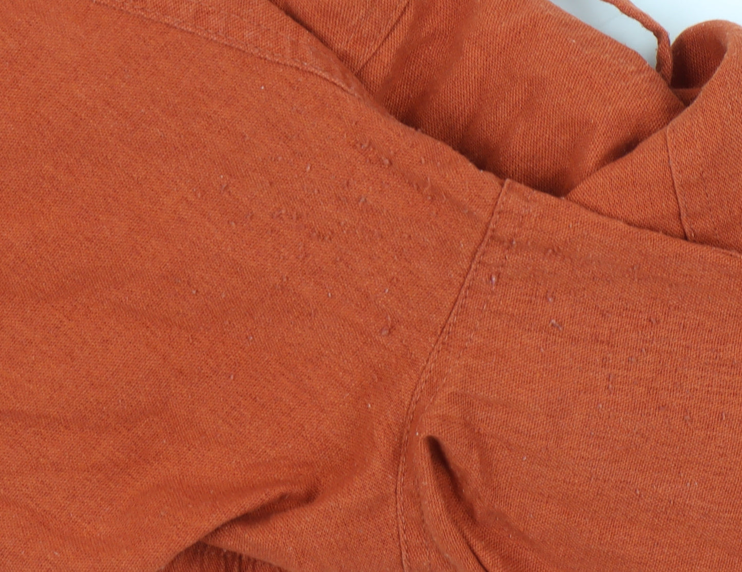 Bonmarché Women's Orange Jogger Trousers Size 16