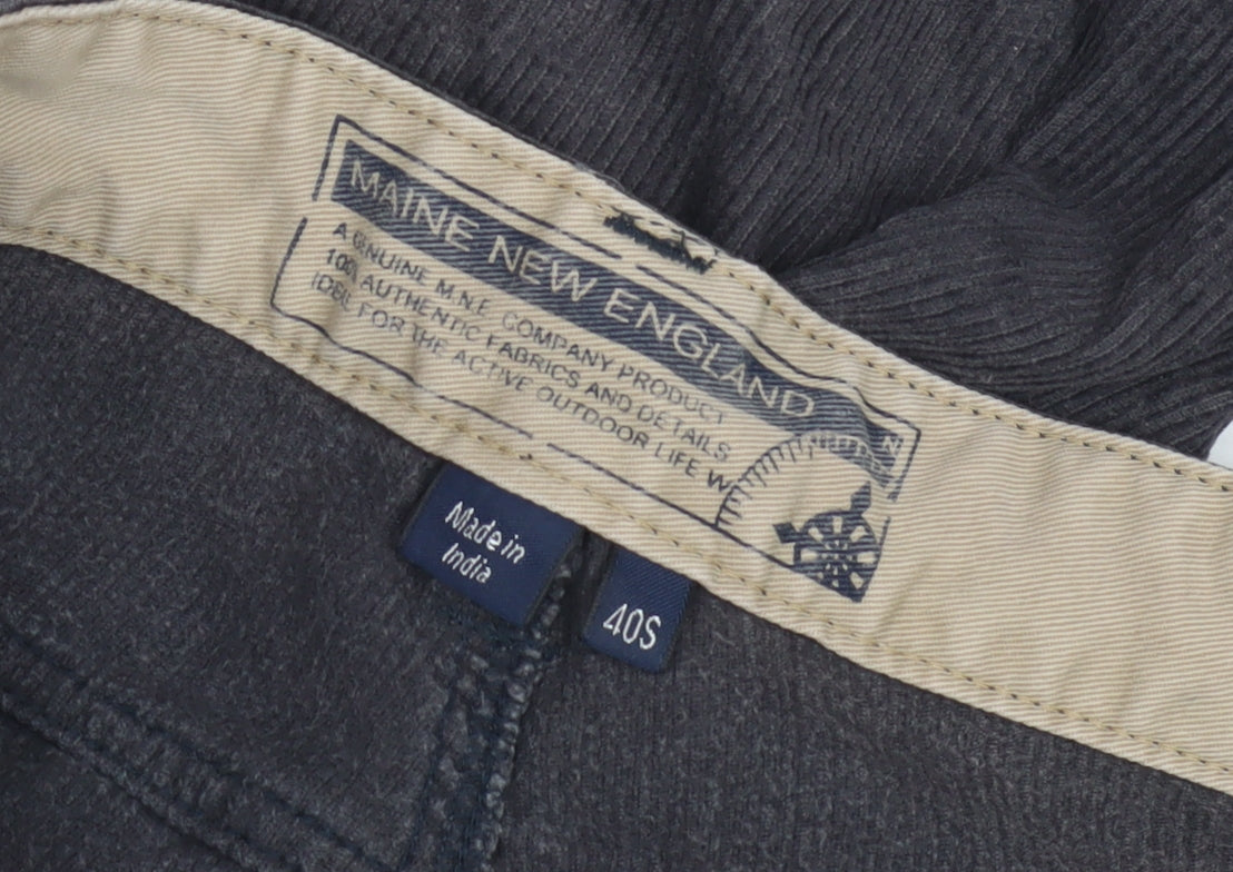 Maine New England Men's Black Corduroy Trousers 40 S