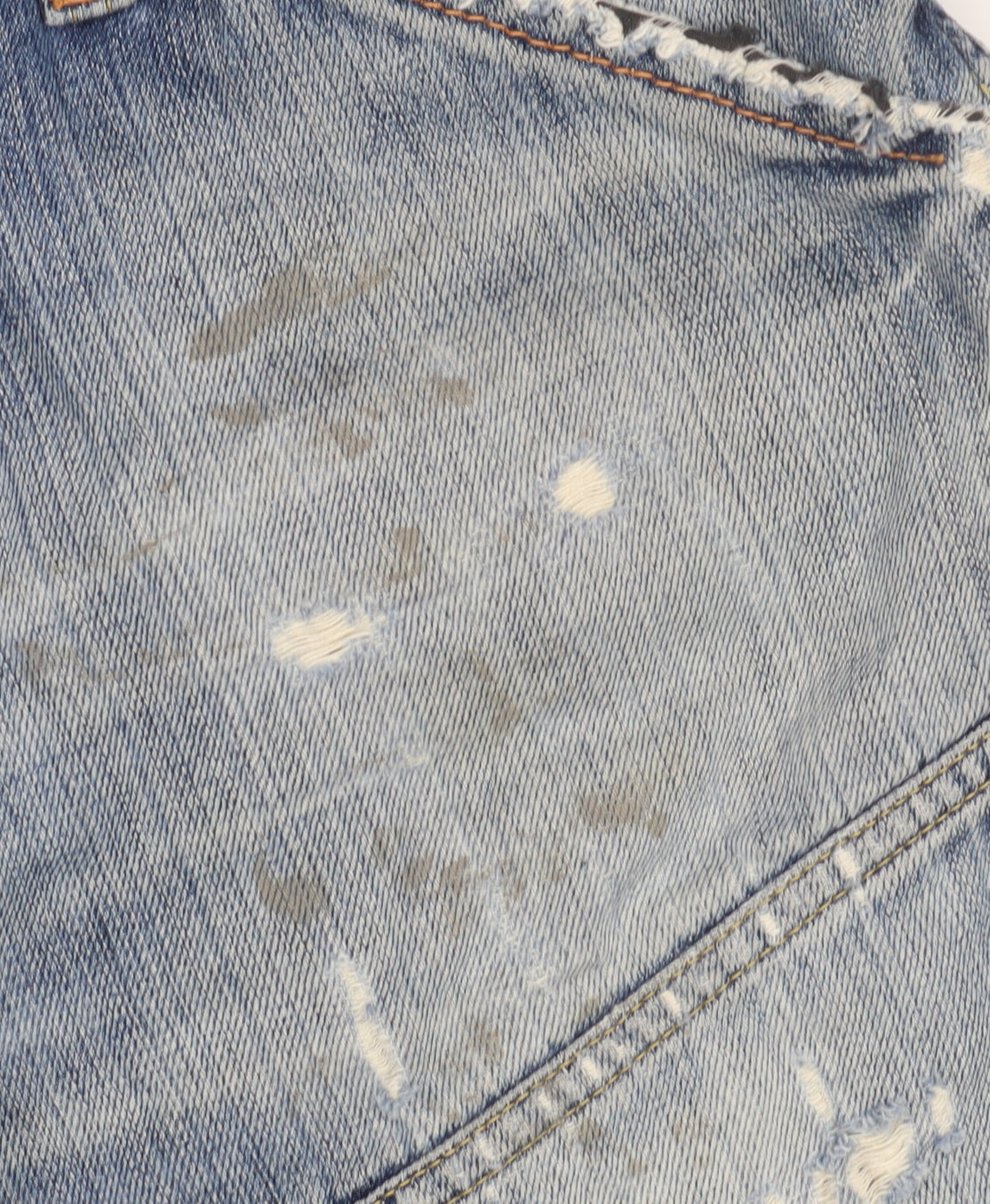 G-Star Men’s Blue Denim Cargo Shorts Size 34