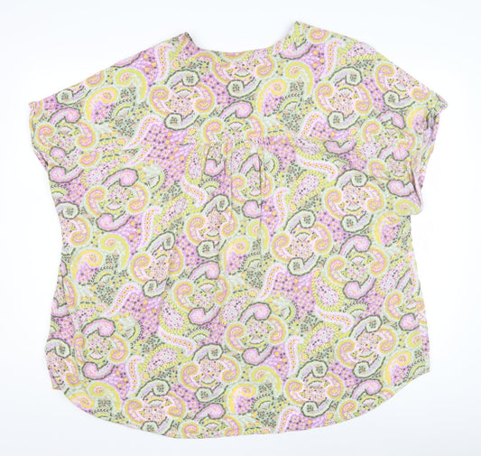 Damart Women's Multicolour Paisley Blouse - Size 18