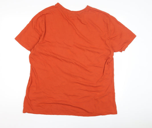 Marks and Spencer Men's Orange Outdoor XL T-Shirt