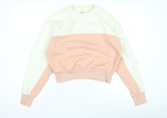 Womens UK Size XS Champion Ivory Pullover Sweatshirt