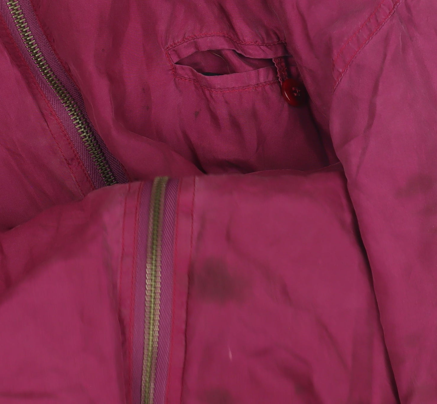 Avanti Men's Red Silk Bomber Jacket, M