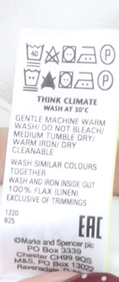 Womens UK Size 14 Marks and Spencer Regular Fit Casual White Trousers