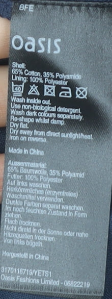 Oasis Women's Blue A-Line Dress, Size S, Casual Lace