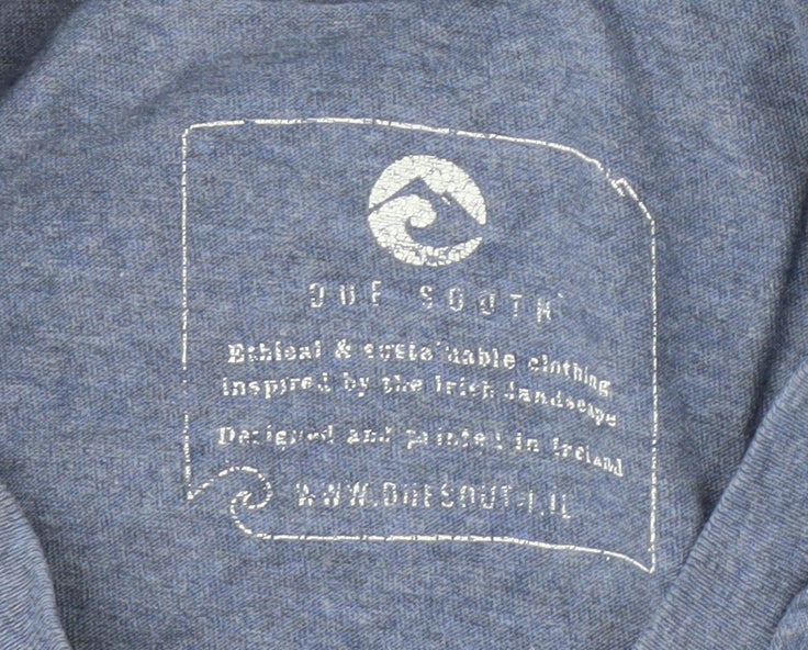 Our South Men's Blue Graphic Print T-Shirt S