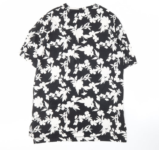 Womens UK Size L Marks and Spencer Black T-Shirt