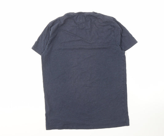 Jack Wills Men's Blue Crew Neck T-Shirt Size S