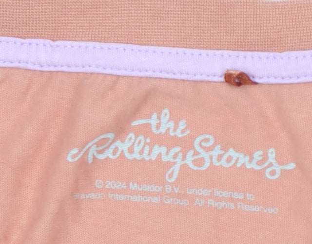 George Women's Pink Rolling Stones T-Shirt, Size 20
