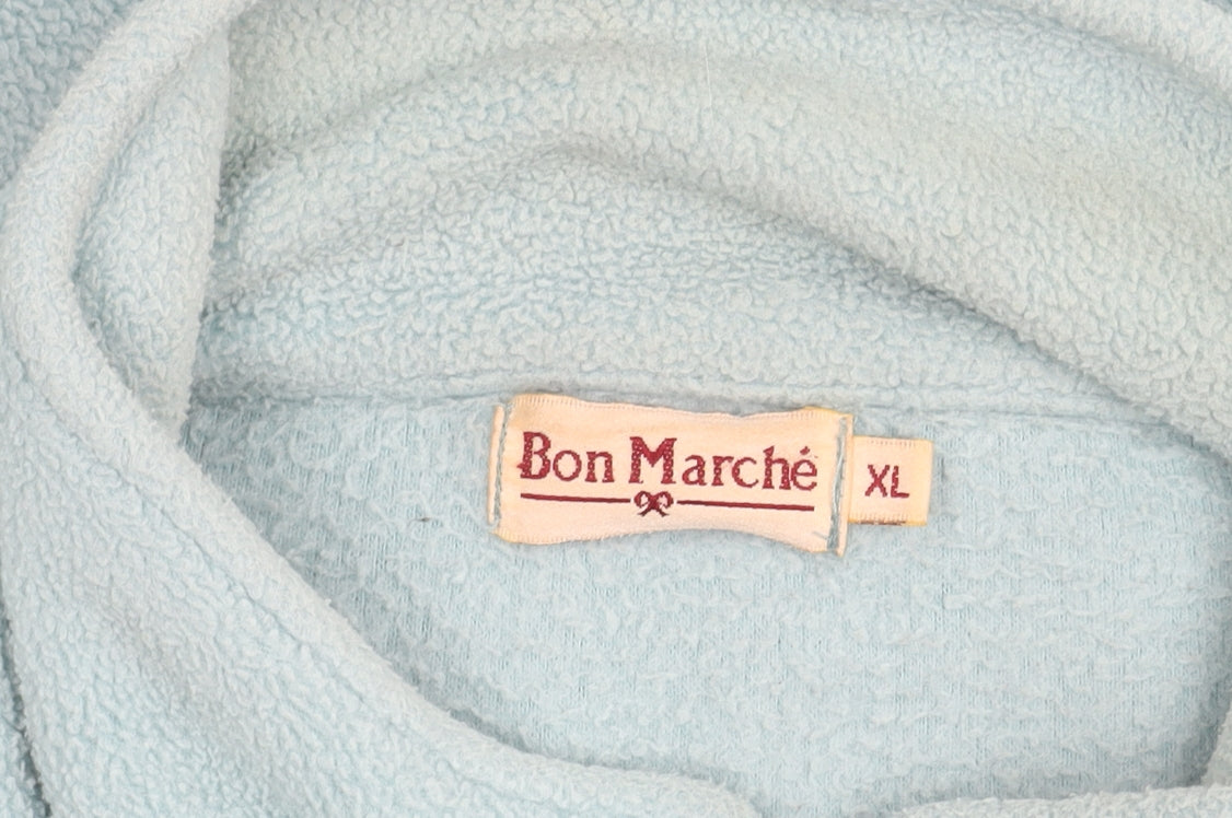 Bon Marché Women’s Blue Fleece Jacket XL Casual