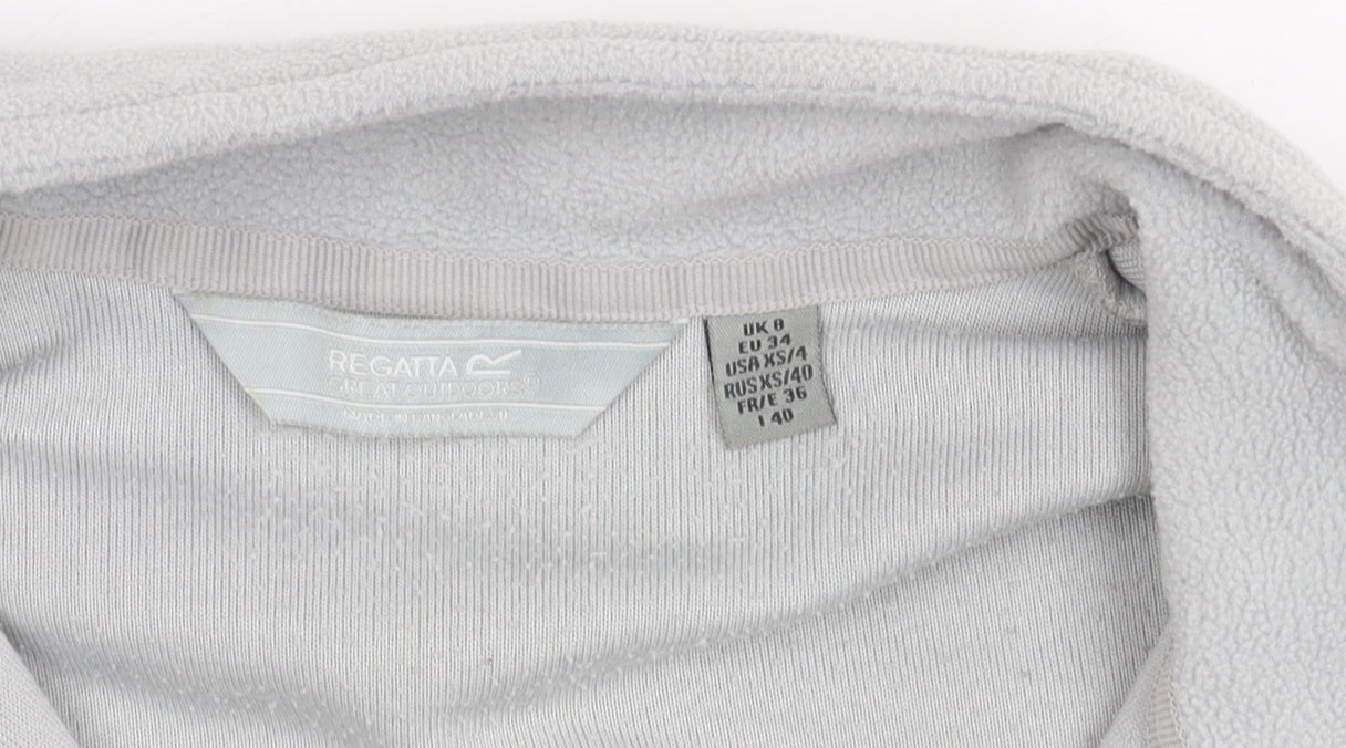 Regatta Women's Grey Fleece Sweatshirt Size 8