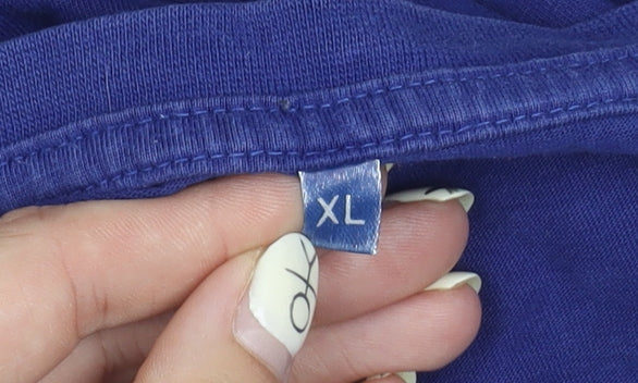 Men's XL Blue UEFA Champions League T-Shirt